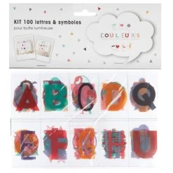 Buchstaben In Mehrfarben