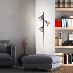 BRILLIANT Standleuchte, 3-flammig Avia ⌀ 38 Cm In Schwarz/holz -Heimdekoration Verkäufe brilliant standleuchte 3 flammig avia 38 cm in schwarz holz 2