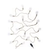 LED Lichterkette Mit Naturseil 15 Lichter Und Stecker BULB LIGHTS In Natur