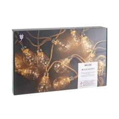 LED Lichterkette Mit Naturseil 15 Lichter Und Stecker BULB LIGHTS In Natur -Heimdekoration Verkäufe butlers led lichterkette mit naturseil 15 lichter und stecker bulb lights in natur 3