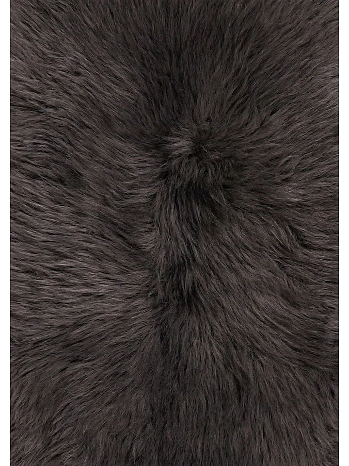 Lammfell-Sitzauflage In Grau 5 Lammfell-Sitzauflage In Grau – Bild 3