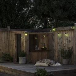 Konstsmide LED Gartenlichterkette Mit Farbwechsel 4,5m 60 Birnen In Schwarz -Heimdekoration Verkäufe konstsmide led gartenlichterkette mit farbwechsel 4 5m 60 birnen in schwarz 2