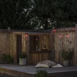 Konstsmide LED Gartenlichterkette Mit Farbwechsel 4,5m 60 Birnen In Schwarz -Heimdekoration Verkäufe konstsmide led gartenlichterkette mit farbwechsel 4 5m 60 birnen in schwarz 3