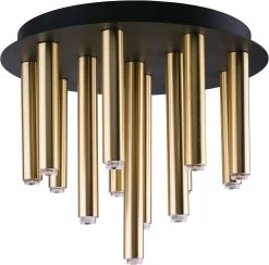 Deckenlampe In Schwarz Messing