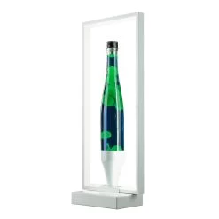 Lavalampe In Weiß Matt Blau Grün