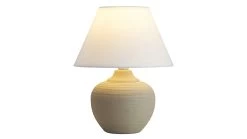 Tischlampe In Beige Weiß