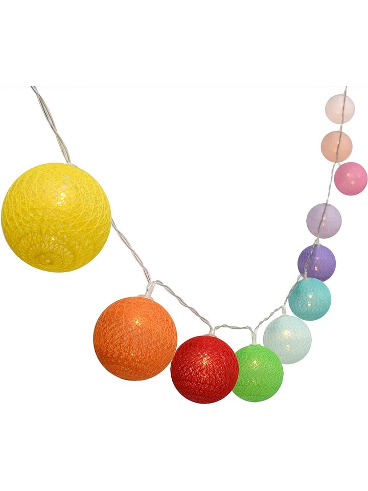 LED-Solar-Lichtergirlande "Mimy" In Bunt - (L)235 Cm 3 LED-Solar-Lichtergirlande "Mimy" In Bunt - (L)235 Cm