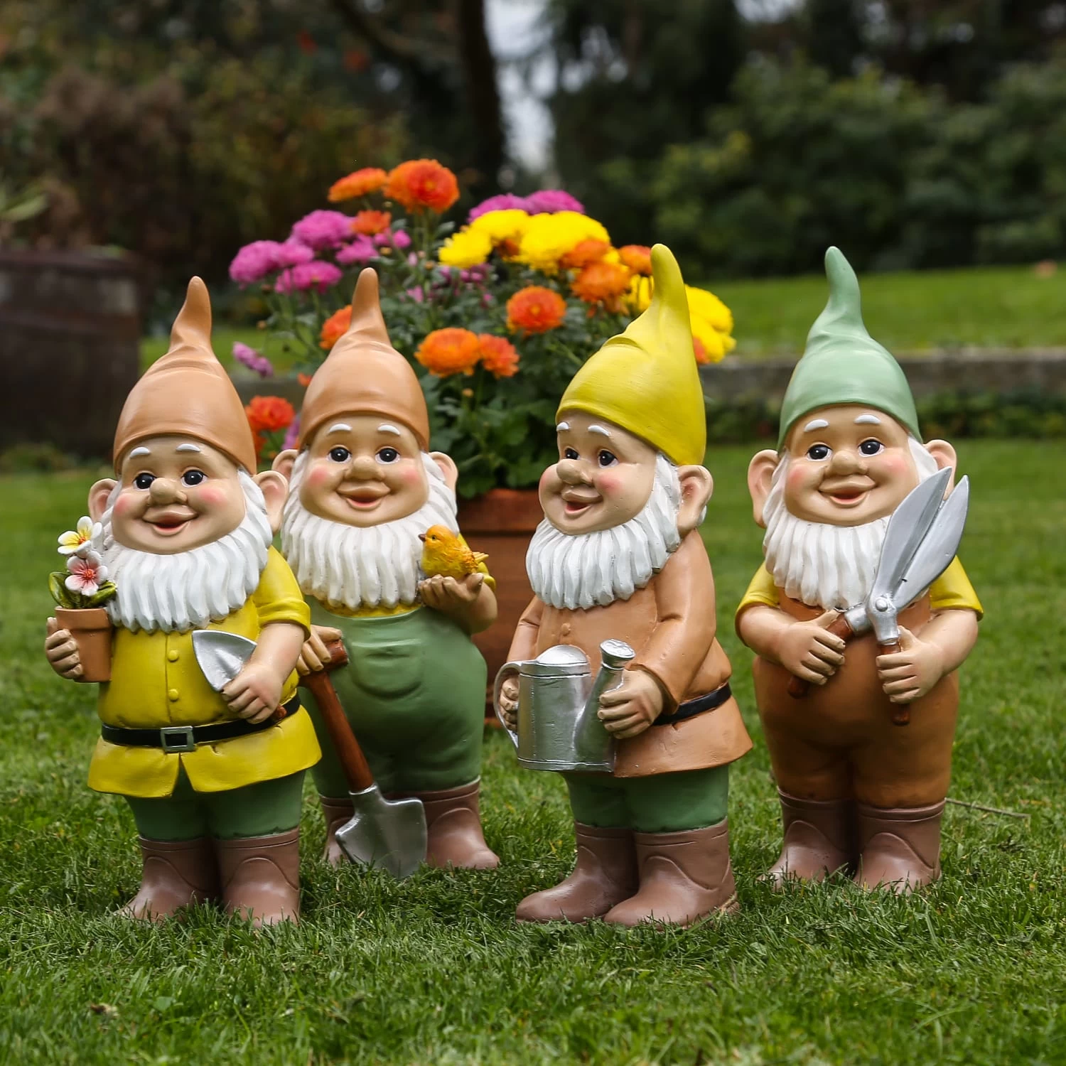 Gartenzwerg Mit Gartenschere Gartenfigur H: 29cm In Bunt 6 Gartenzwerg Mit Gartenschere Gartenfigur H: 29cm In Bunt – Bild 4