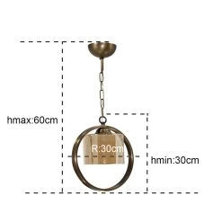 Deckenleuchte Circle Doppelt Verglasung Bronze-Beige -Heimdekoration Verkäufe moebel17 deckenleuchte circle doppelt verglasung bronze beige 3