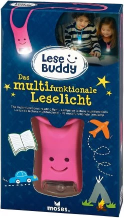 Moses Lese Buddy - Das Multifunktionale Leselicht Pink -Heimdekoration Verkäufe moses lese buddy das multifunktionale leselicht pink 3