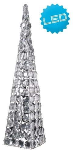 LED Acryl Pyramide (H) 60 Cm In Klar -Heimdekoration Verkäufe nave led acryl pyramide h 60 cm in klar 2