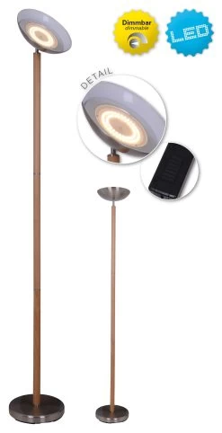 LED Stehleuchte (H) 192 Cm "Matilda" In Braun - EEK E