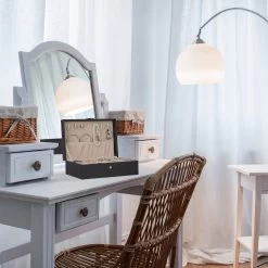 Schmuckkästchen In Schwarz- (B)29 X (H)10 X (T)20 Cm -Heimdekoration Verkäufe relaxdays schmuckkastchen in schwarz b 29 x h 10 x t 20 cm 1