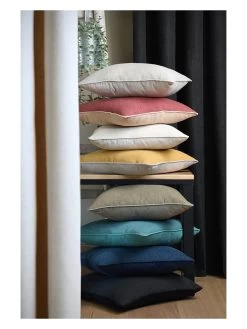 Kissen "Ariege" In Gelb/ Weiß - (L)40 X (B)40 Cm -Heimdekoration Verkäufe stof france kissen ariege in gelb weiss l 40 x b 40 cm 3