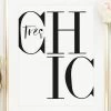 Poster / Kunstdruck "Tres Chic" I Ohne Rahmen -Heimdekoration Verkäufe tales by jen poster kunstdruck tres chic i ohne rahmen
