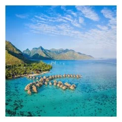 Leinwandbild - Dream Of Moorea In Türkis