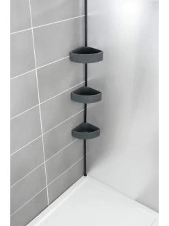 Wenko Teleskop-Eckregal Villata In Grau -Heimdekoration Verkäufe wenko teleskop eckregal villata in grau 11