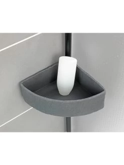 Wenko Teleskop-Eckregal Villata In Grau -Heimdekoration Verkäufe wenko teleskop eckregal villata in grau 12