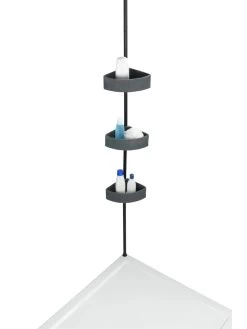 Wenko Teleskop-Eckregal Villata In Grau -Heimdekoration Verkäufe wenko teleskop eckregal villata in grau 19