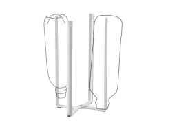 Yamazaki Flaschen Trockenständer Tower In Weiß 15 Yamazaki Flaschen Trockenständer Tower In Weiß -Heimdekoration Verkäufe yamazaki flaschen trockenstander tower in weiss 4